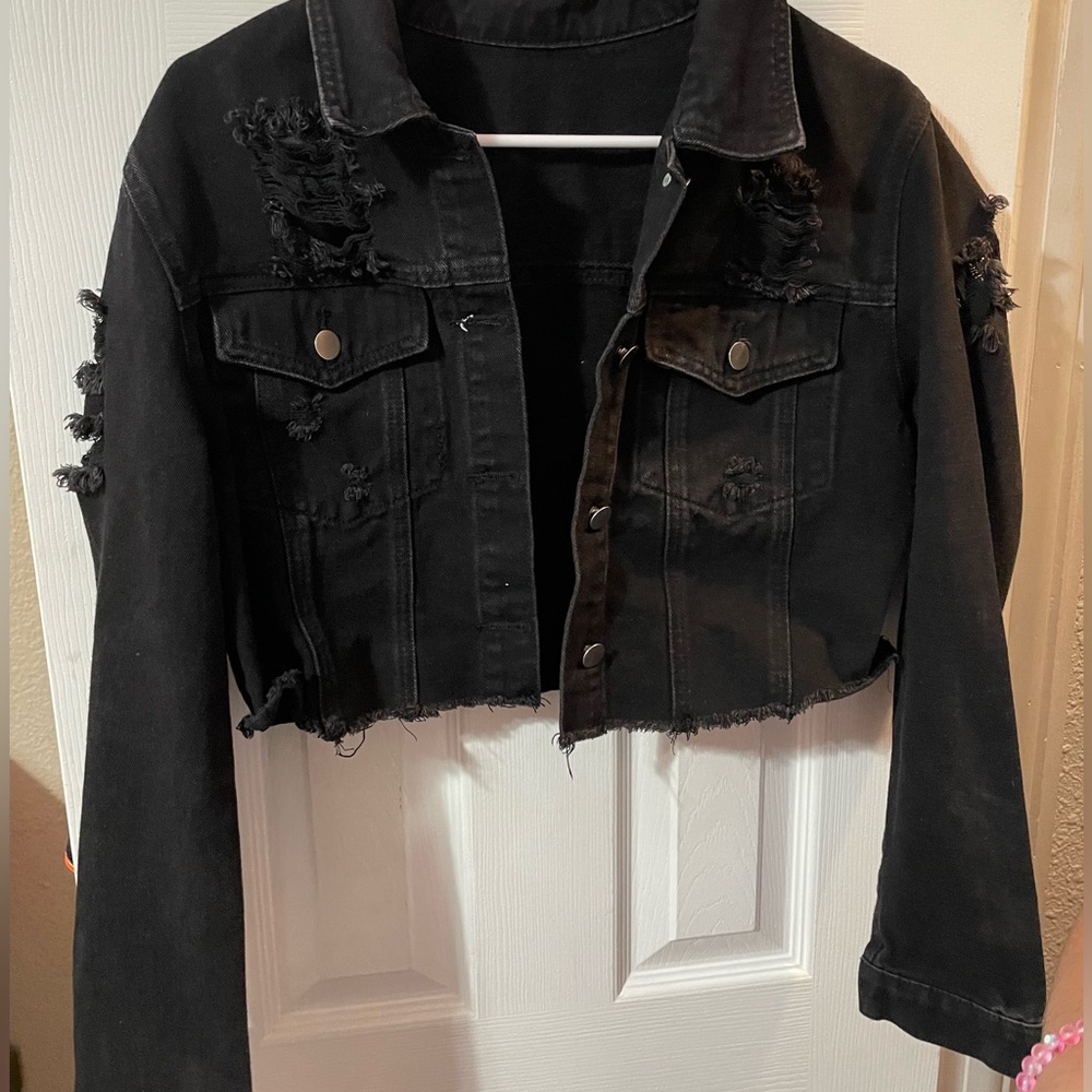 Cropped Jean jacket